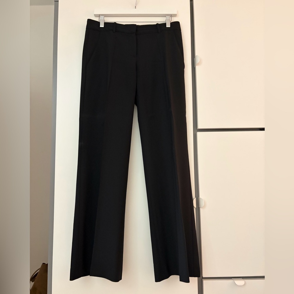 Theory Black Wide-Leg Trousers